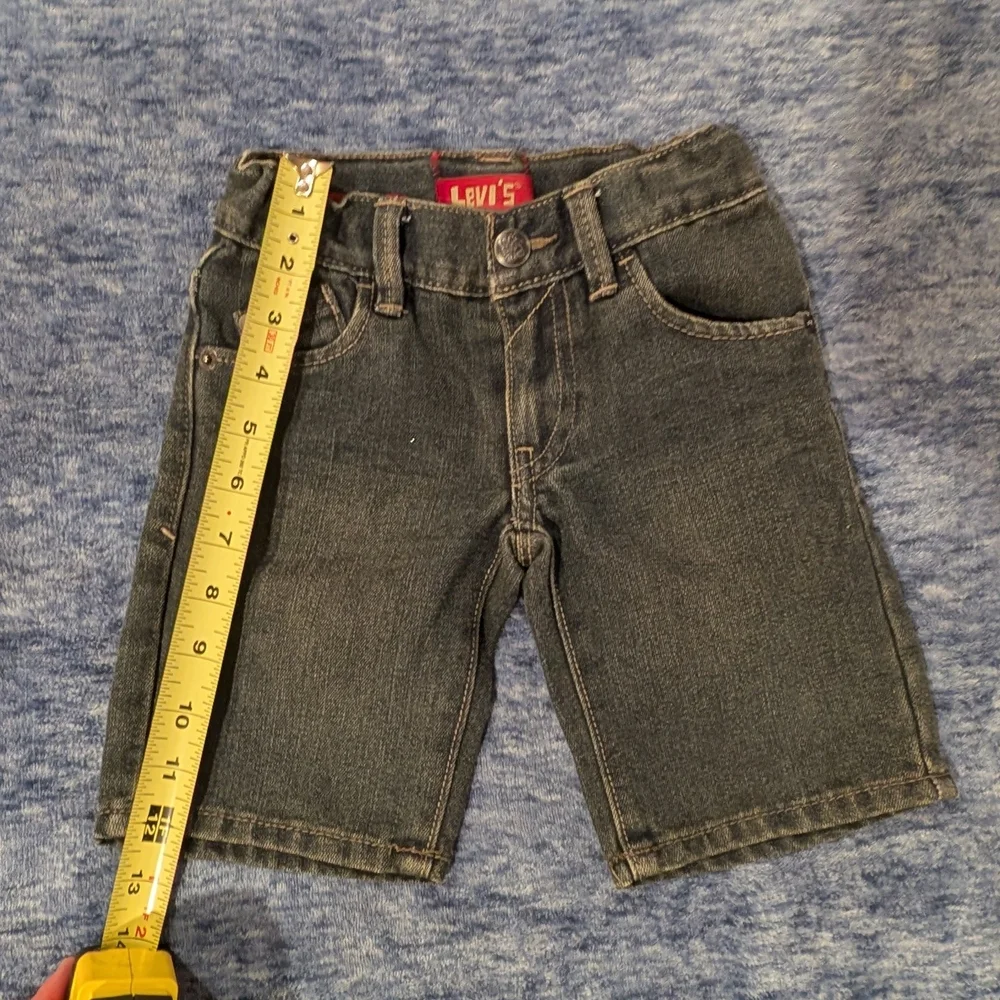 Levi's 2T Kids Charcoal Denim Shorts
